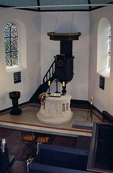 Kanzel der Zweifaller Kirche